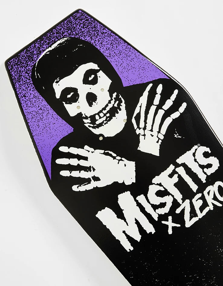 9.5" x Misfits Fiend Coffin Skateboard Deck