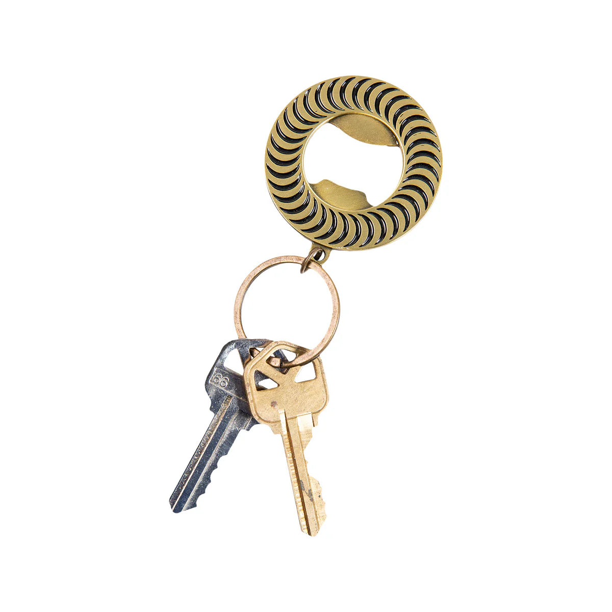 Classic Swirl Bottle Opener Keychain