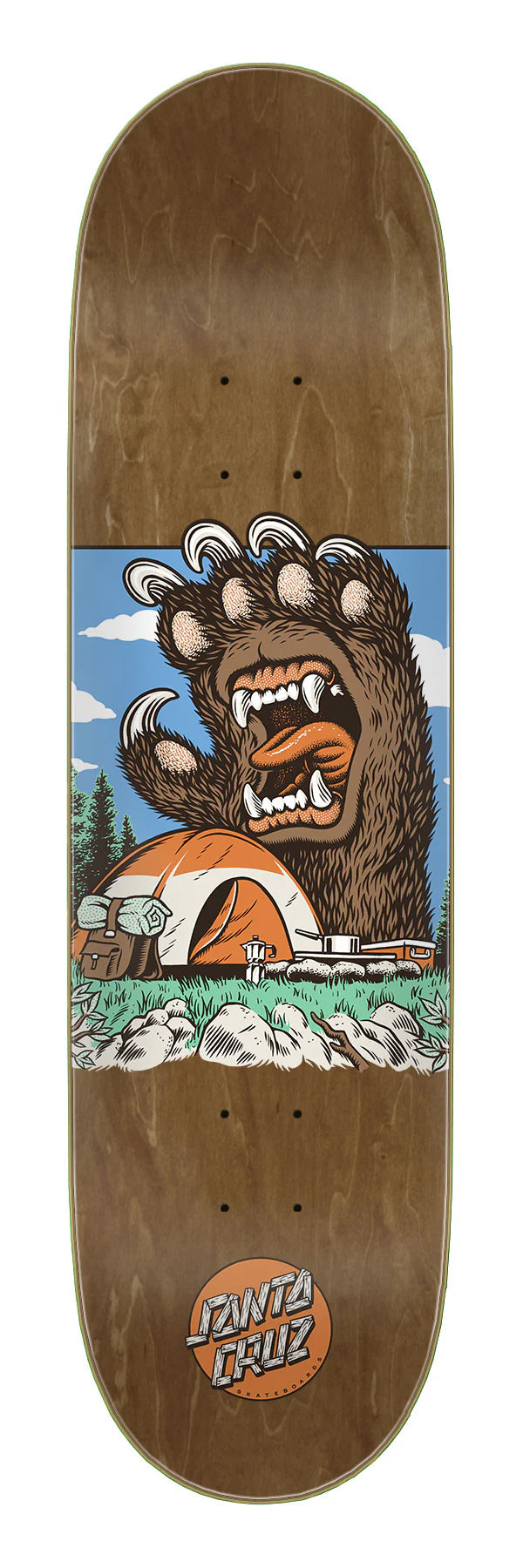 8.5" Screaming Grizzly Birch Skateboard Deck