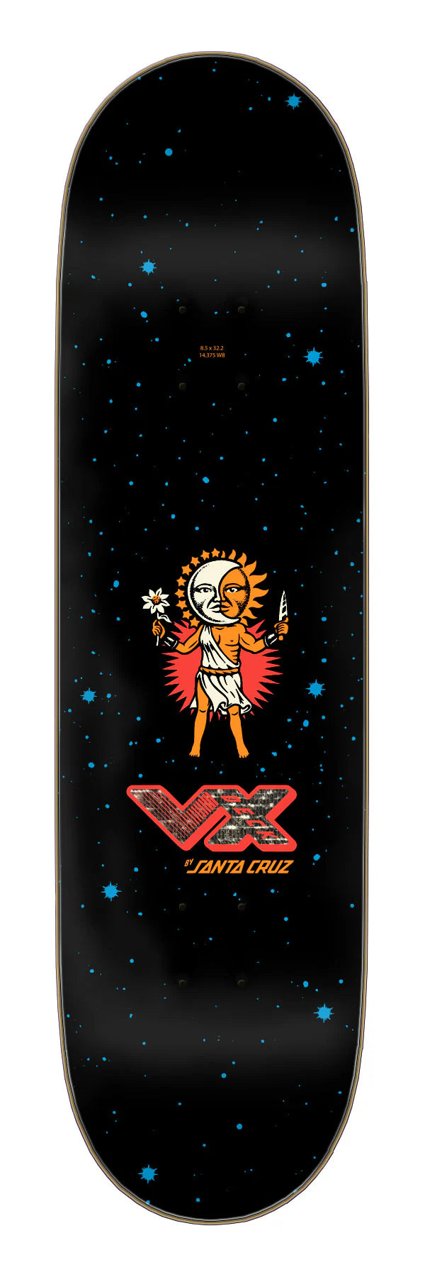 8.5" Wooten Crest VX Skateboard Deck
