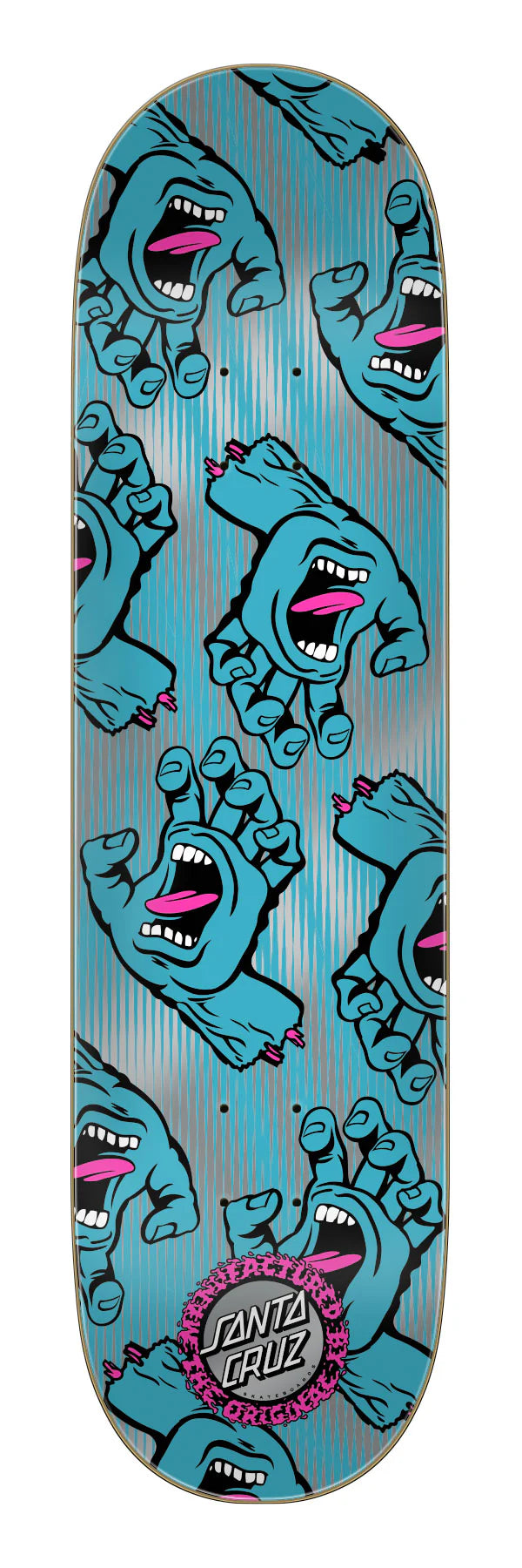 8.25" Hands All Over 7 Ply Birch Skateboard Deck
