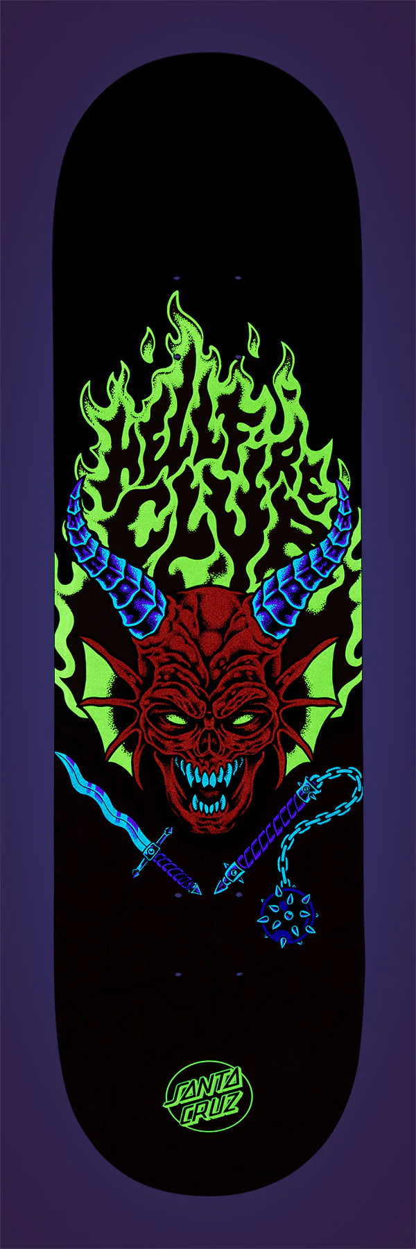 8.25" Stranger Things Hellfire Club Skateboard Deck
