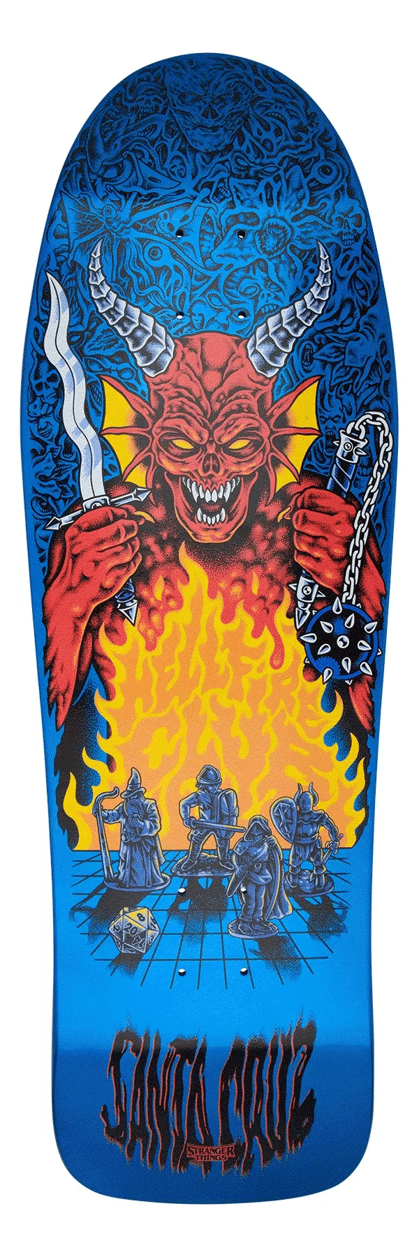 10.07" Stranger Things Knox Hellfire Pit Skateboard Deck