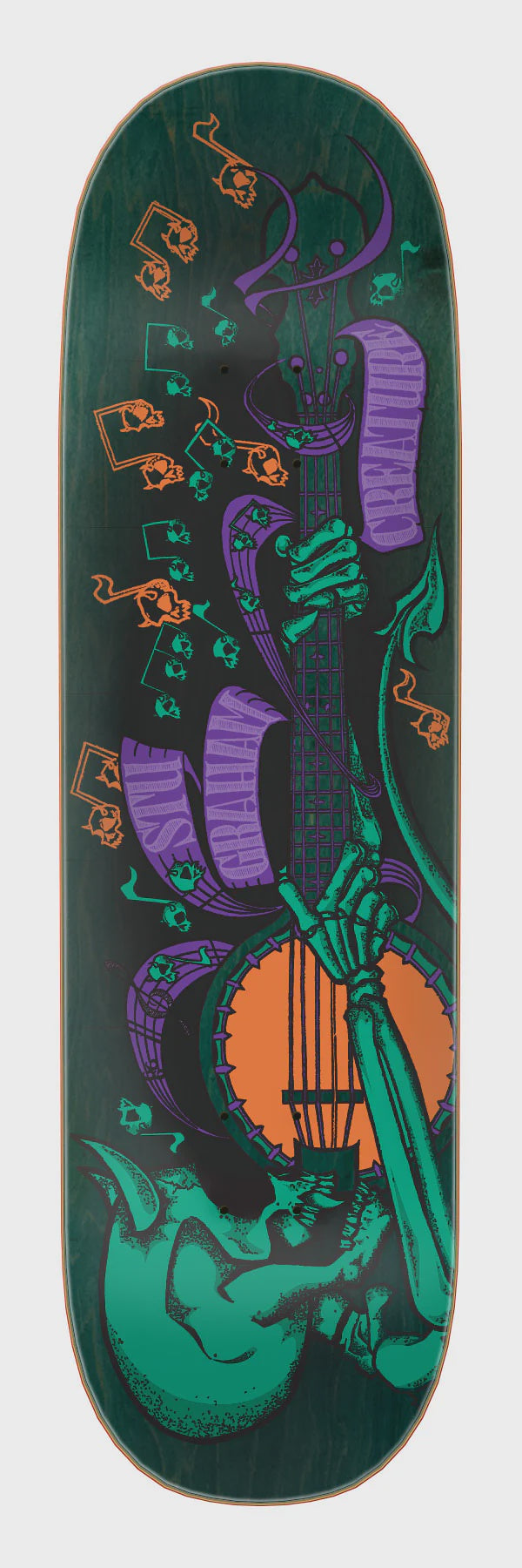 9.125" Stu Graham Stand Fast 2 Shaped Skateboard Deck