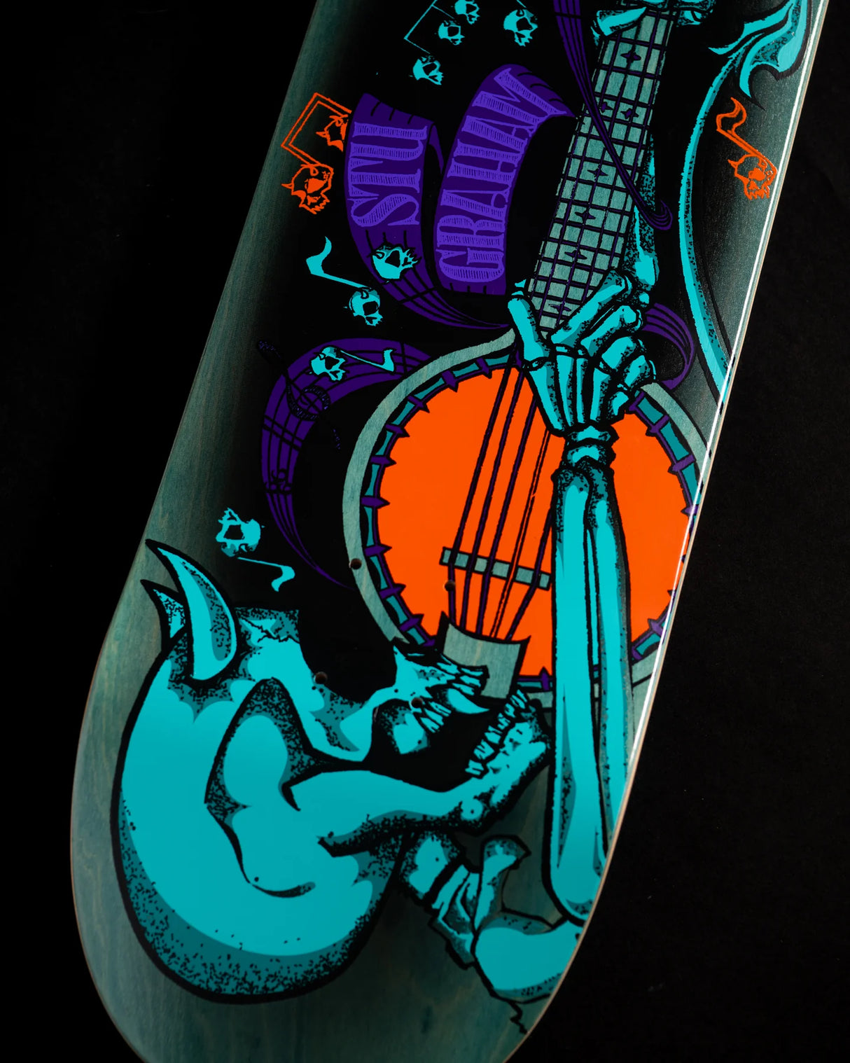 9.125" Stu Graham Stand Fast 2 Shaped Skateboard Deck