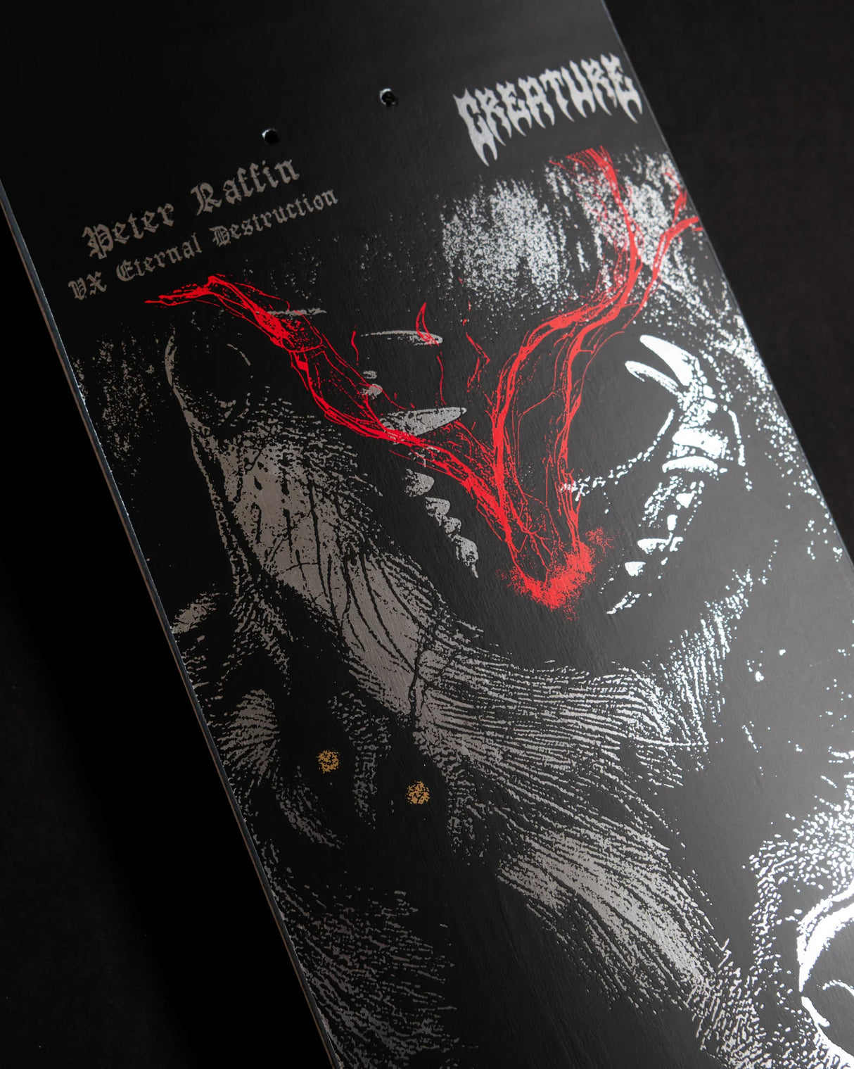 8.6" Peter Raffin Mortem VX Skateboard Deck