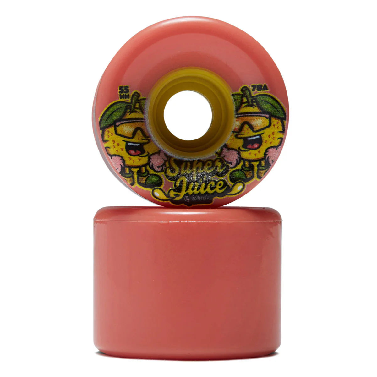 55mm Paloma Pink Mini Super Juice 78a Skateboard Wheels