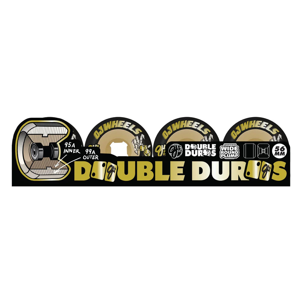 99a/95a Double Duro Chubbies Skateboard Wheels
