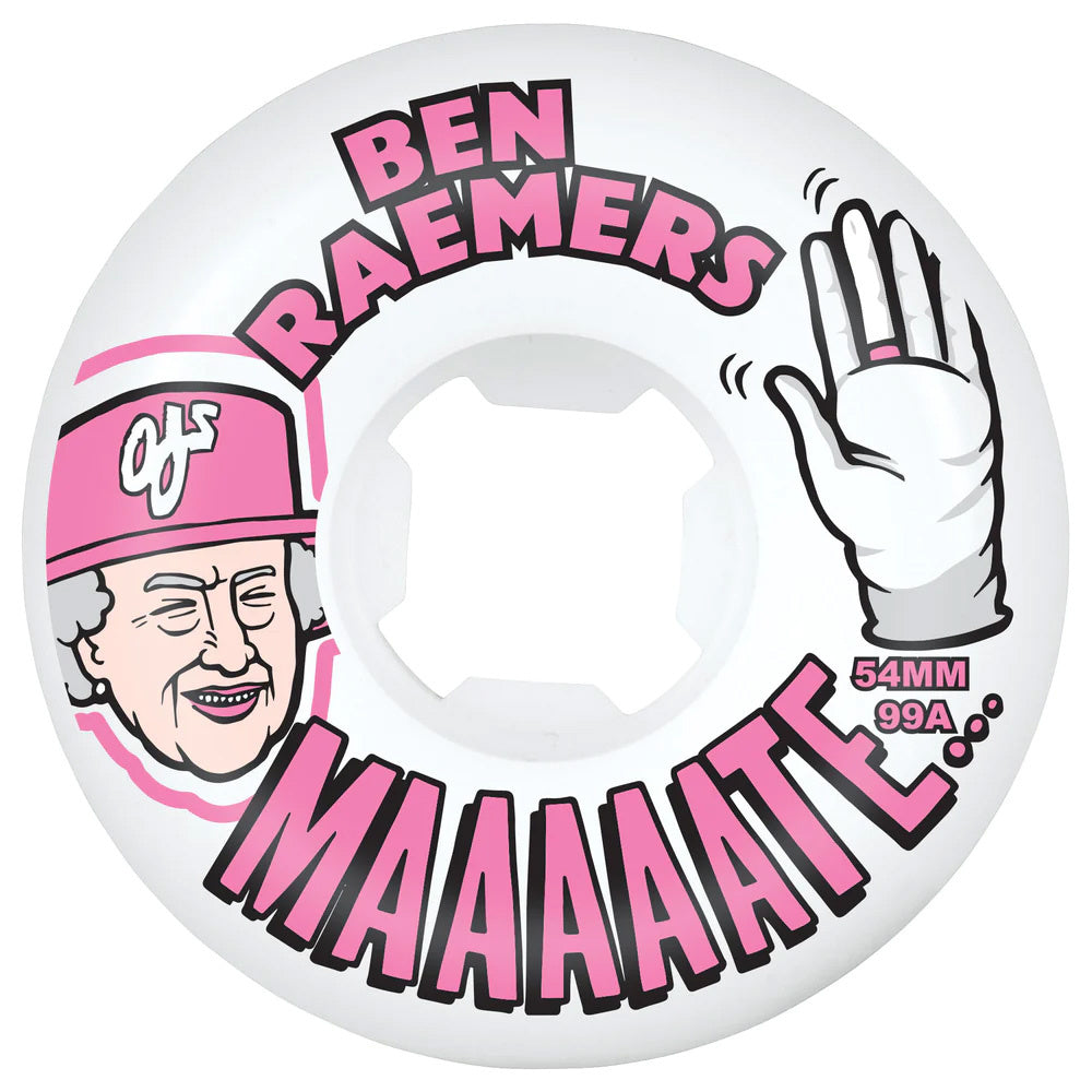 54mm 99A Raemers Foundation Original EZ EDGE Skateboard Wheels