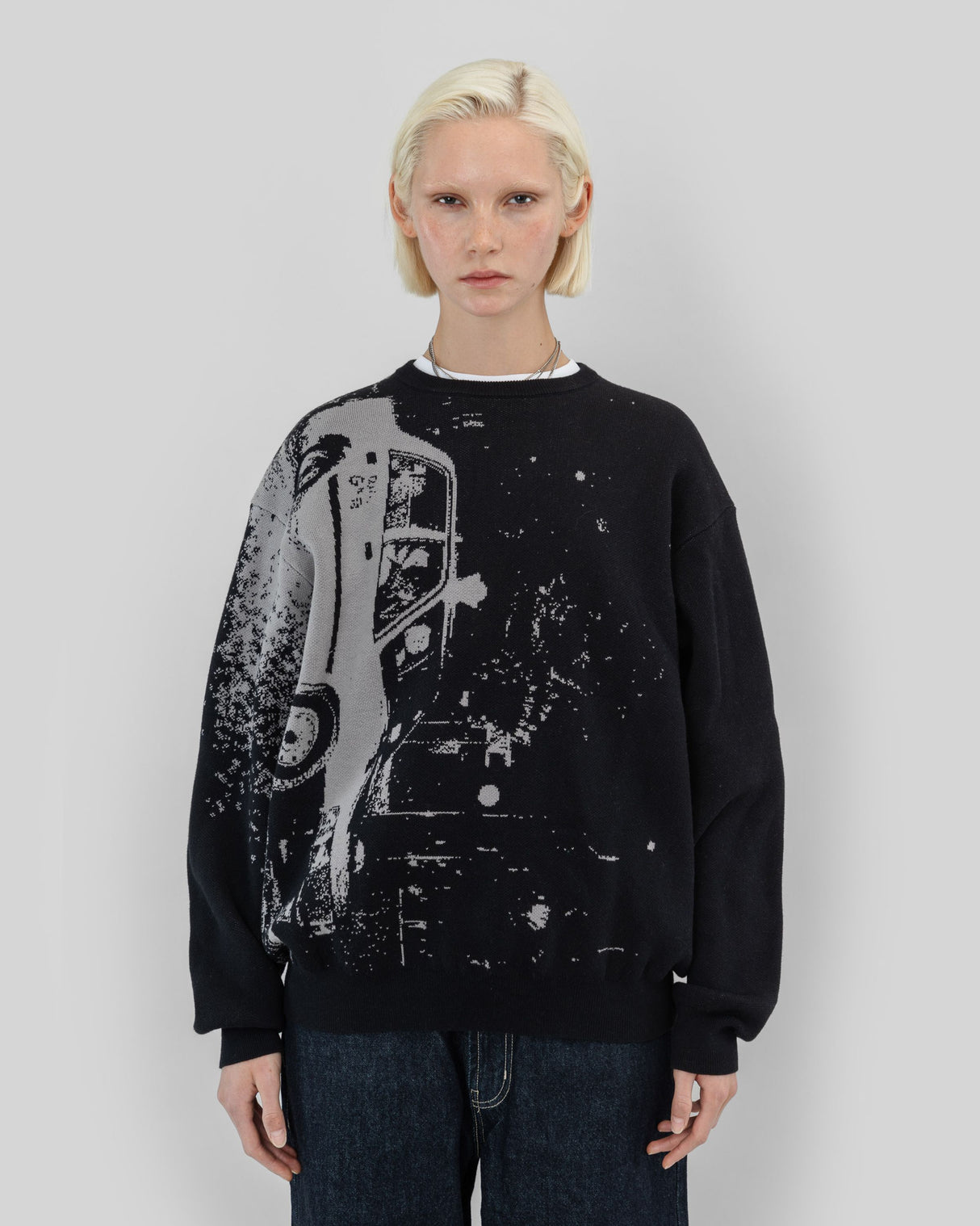 Jacquard Knit Sweater 2026