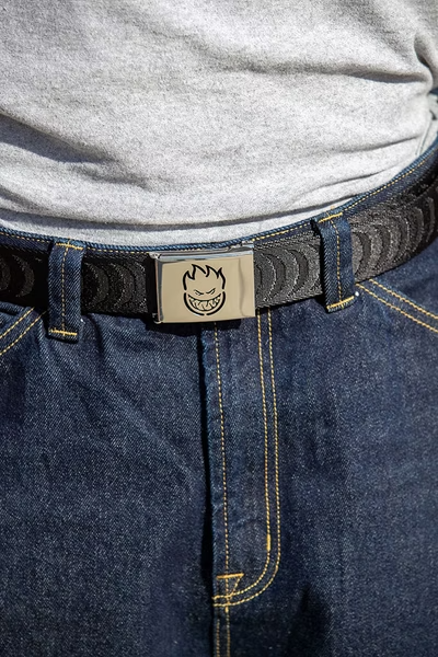 Bighead Belt Cut Out Jacquard Swirl