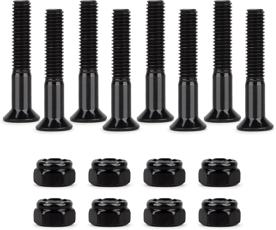 1" 1/4 Allen Imbus Skateboard Hardware Set ( set of 8)
