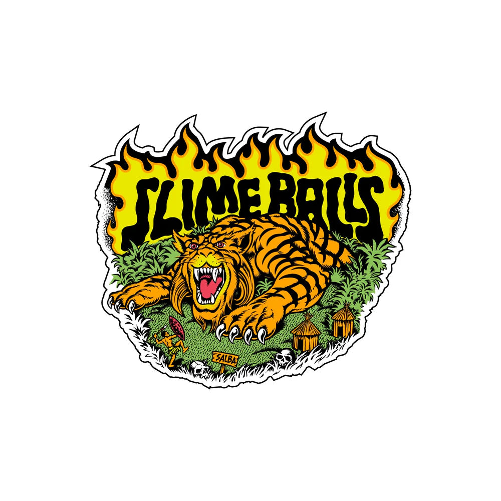 Salba Tiger Vomits Orange Skateboard Wheels
