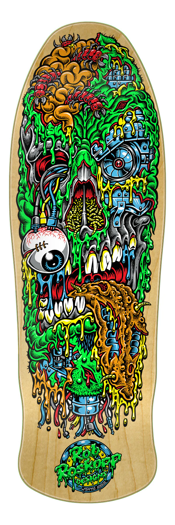 9.933" Roskopp Face Three Reissue Skateboard Deck