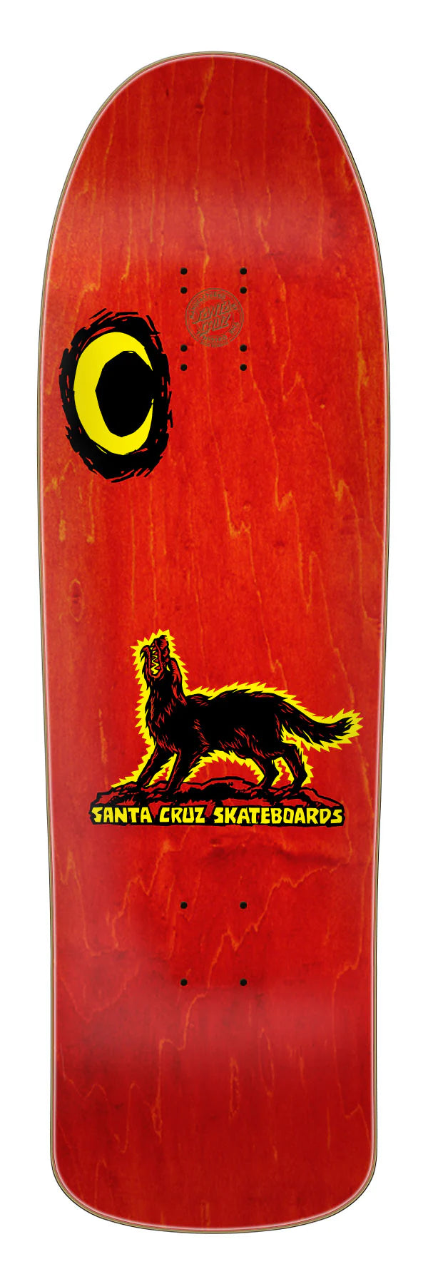9.28" Kendall Wolf Red Reissue Skateboard Deck