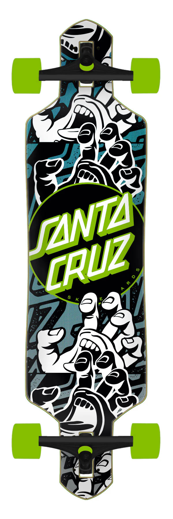 36" Handled Dot Drop Thru Longboard Complete