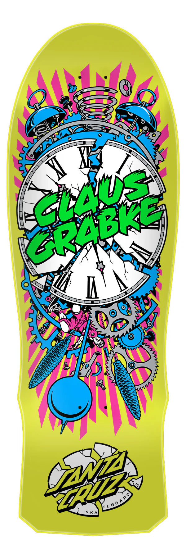 Grabke Exploding Clock Skateboard Deck H24