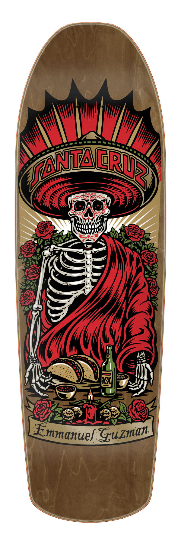 9.16" Guzman Divine Diner Skateboard Deck