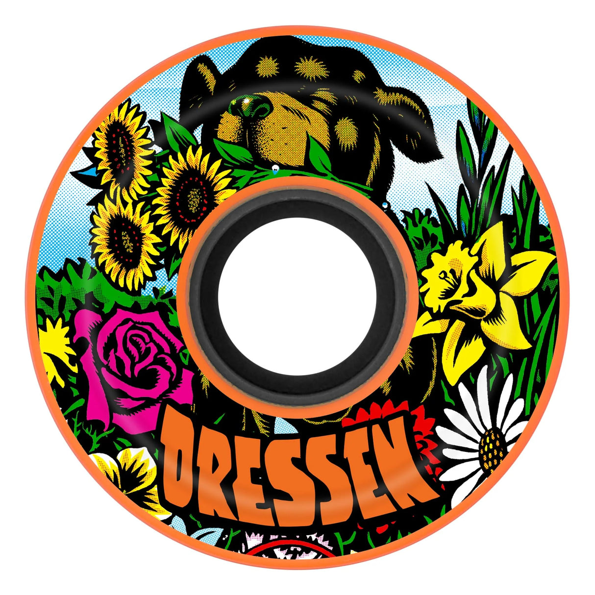 78A Eric Dressen Pup Orange Skateboard Wheels