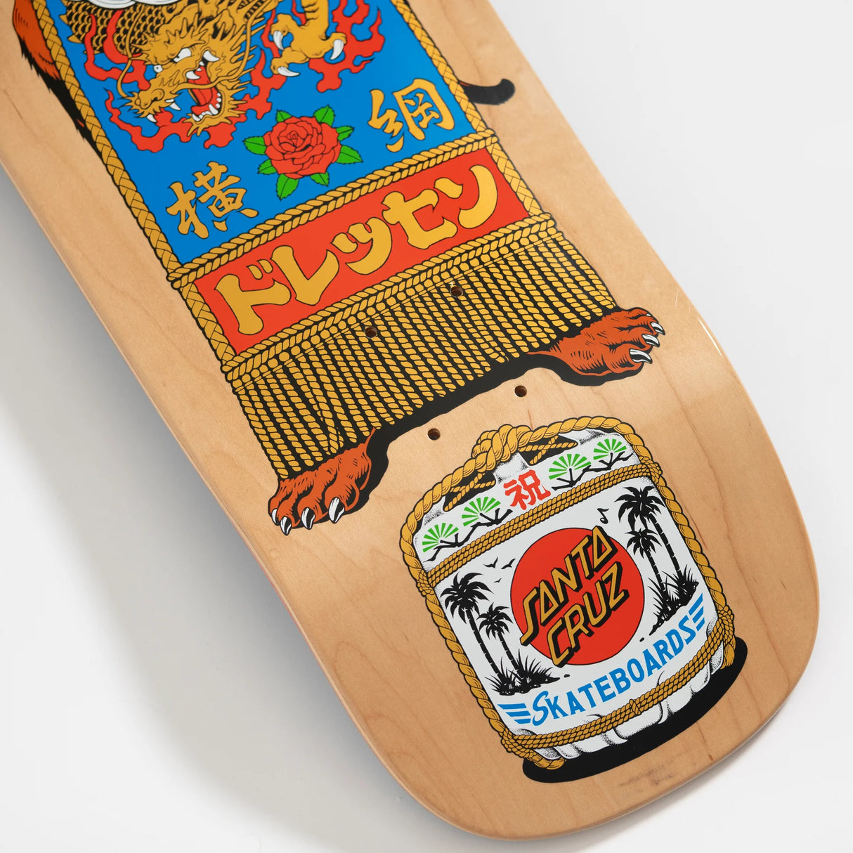 Dressen Sumo Dog Shaped Skateboard Deck H24