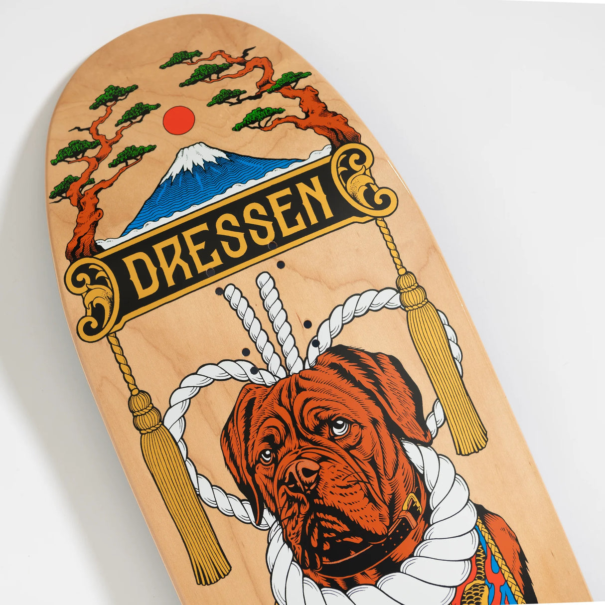 Dressen Sumo Dog Shaped Skateboard Deck H24