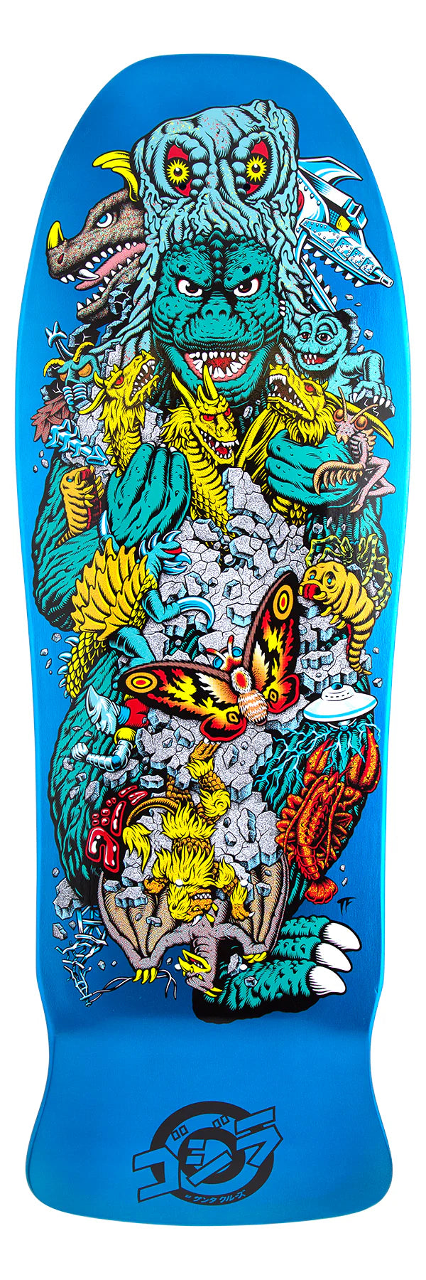 X Godzilla Kaiju Roskopp Skateboard Deck