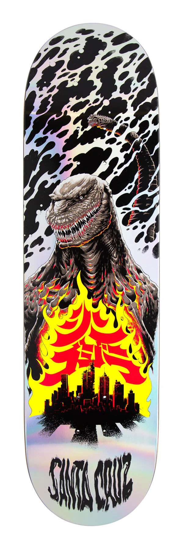 X Godzilla Shin Knox Firepit Skateboard Deck
