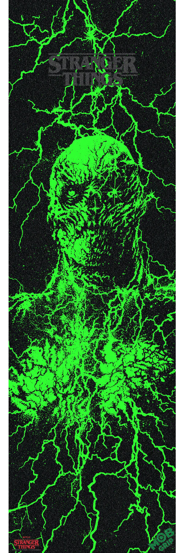 10" Stranger Things Vecna Glow In The Dark Mob Skateboard Griptape