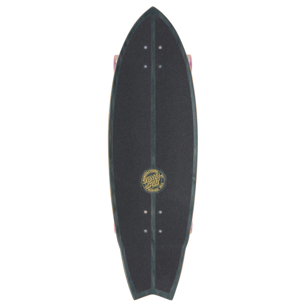 9.85" Glow Dot Shark Carver Surfskate Complete
