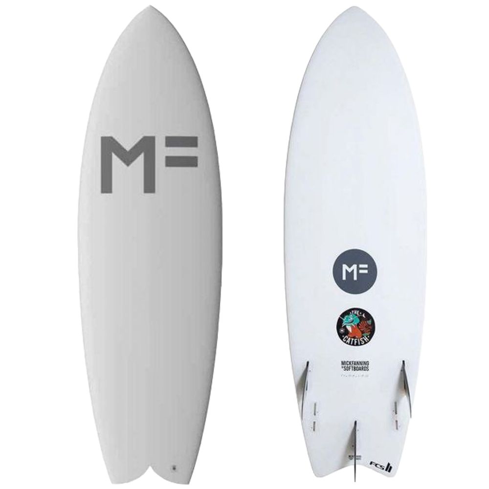 Cat Fish Soft Surfboard (2nd Hand) + FCS Leash