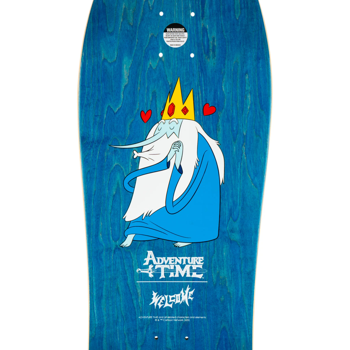 10.0" Ice King on Crossbone Skateboard Deck
