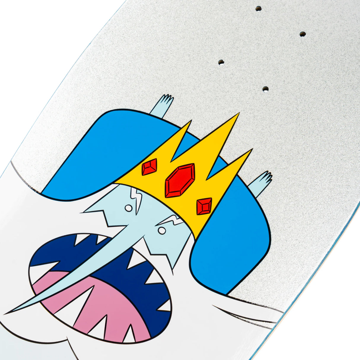 10.0" Ice King on Crossbone Skateboard Deck