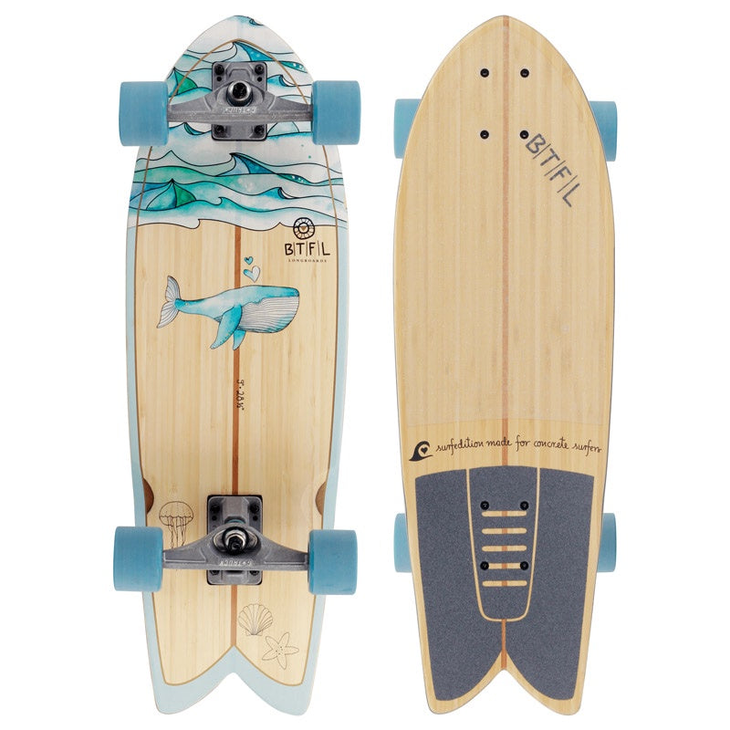 28.5" MOBY Short Surfskate Complete