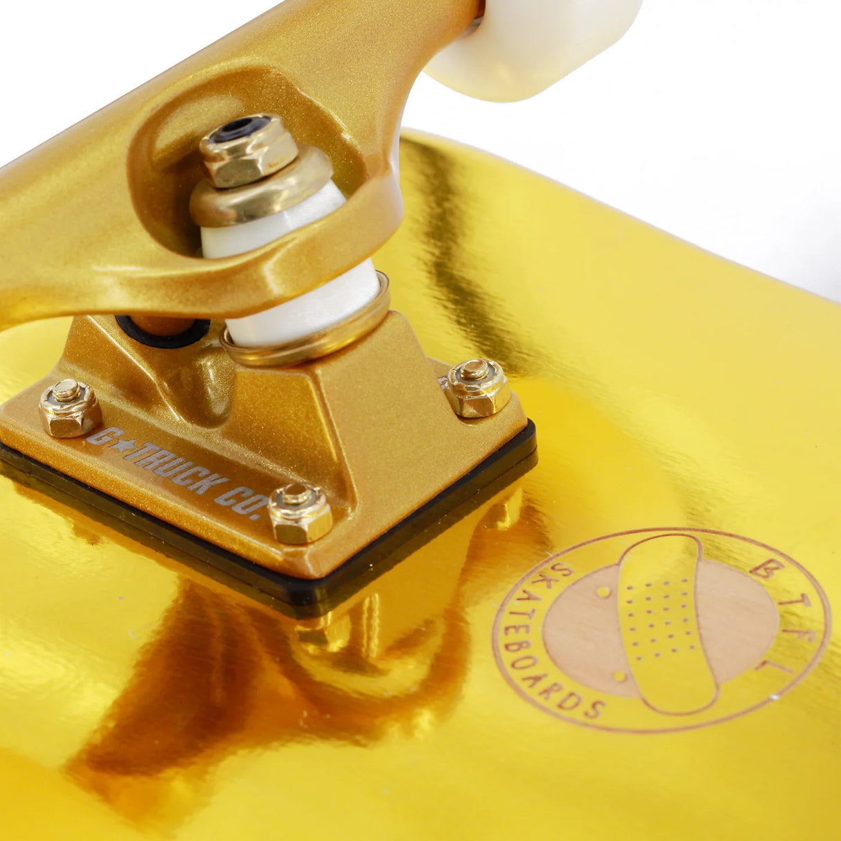 8.125" GOLD Edition Skateboard Complete