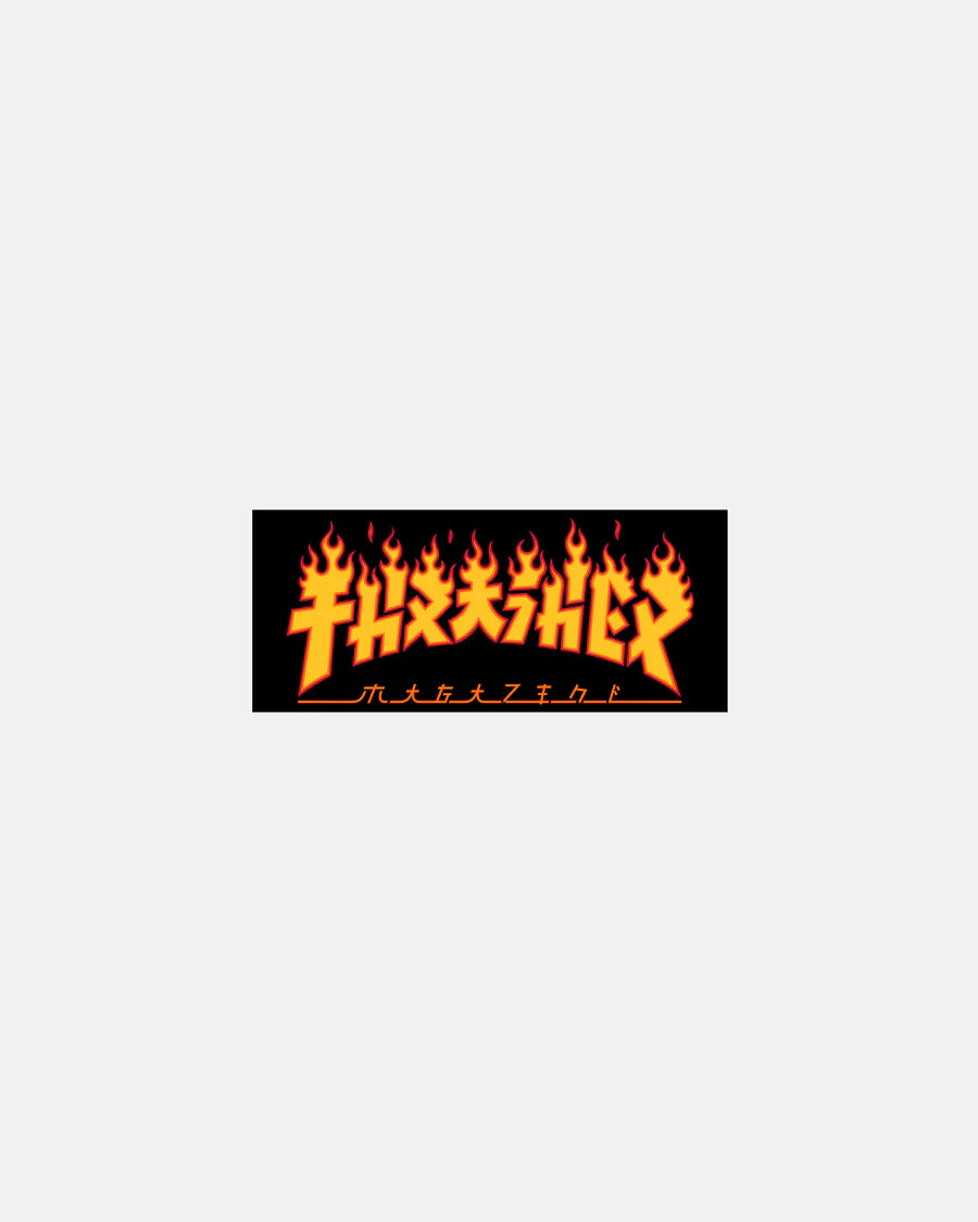 1.5" Godzilla Flame Skate Sticker
