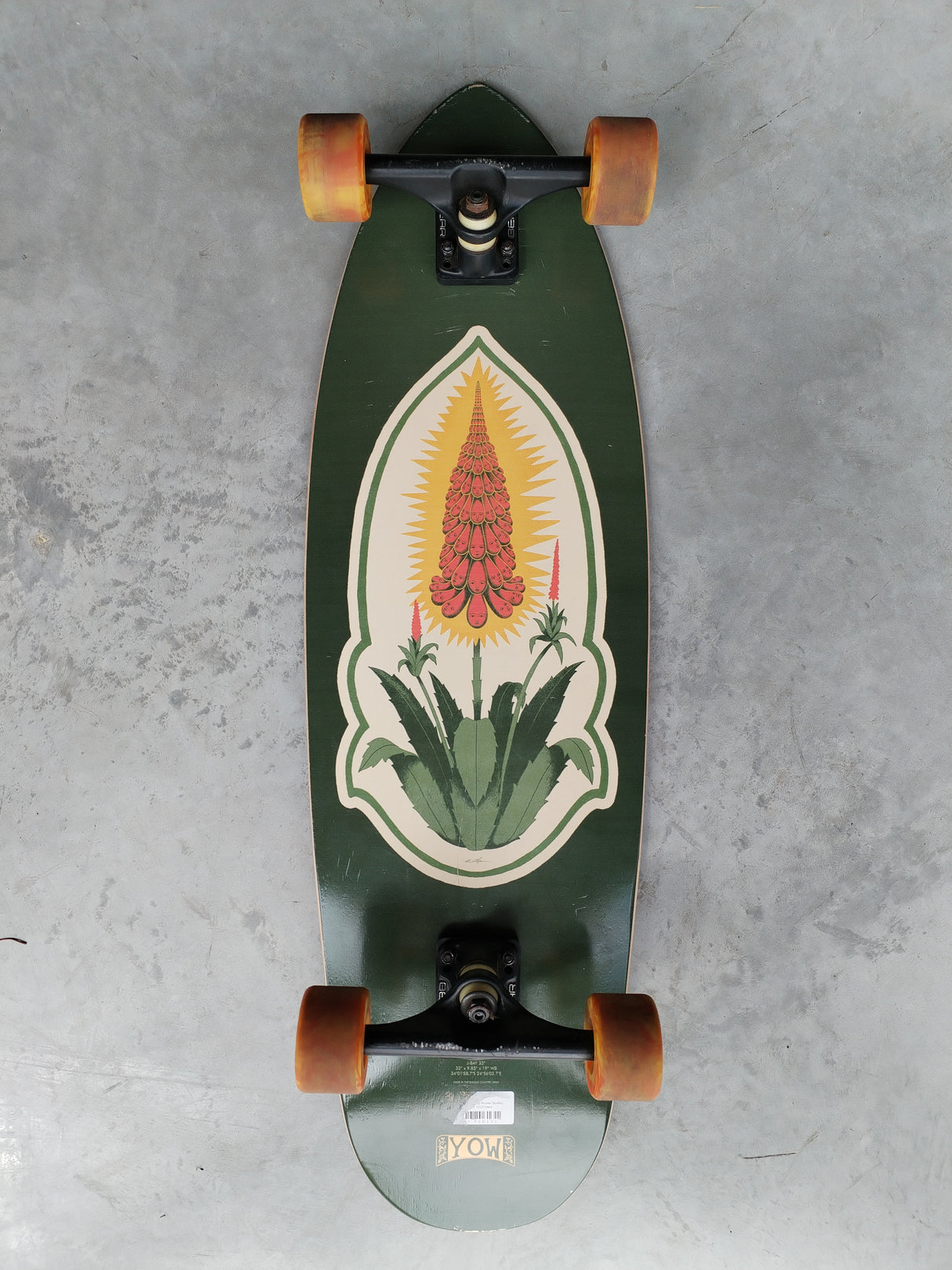 33" J-Bay Custom - 2nd Hand Cruiser Skateboard