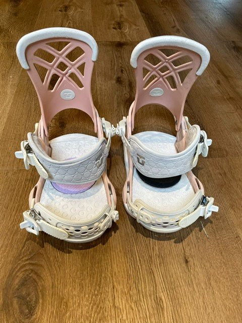 2nd Hand Milan Pink Snowboard Binding