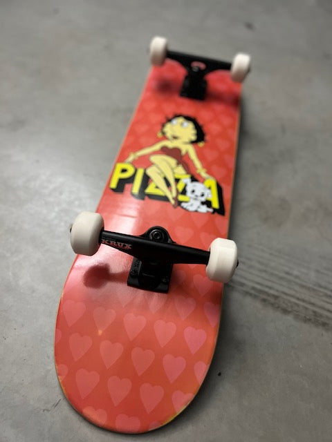8.0" Boop Red Skateboard Custom Complete
