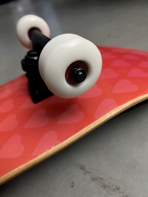 8.0" Boop Red Skateboard Custom Complete