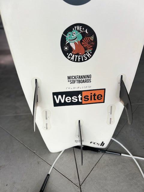 Cat Fish Soft Surfboard (2nd Hand) + FCS Leash