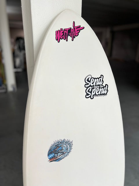 Cat Fish Soft Surfboard (2nd Hand) + FCS Leash