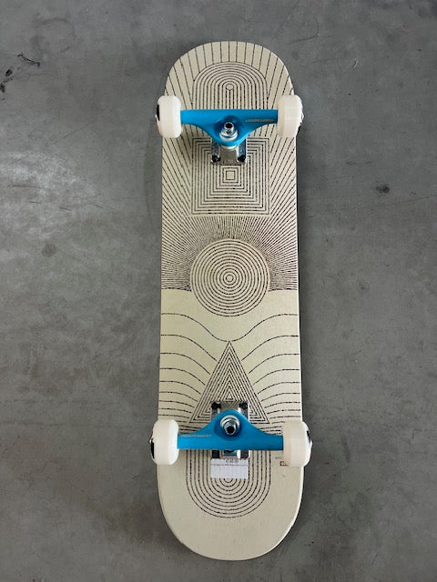 8.0" G2 Real Fun, WOW! Shape Stack Skateboard Custom Complete