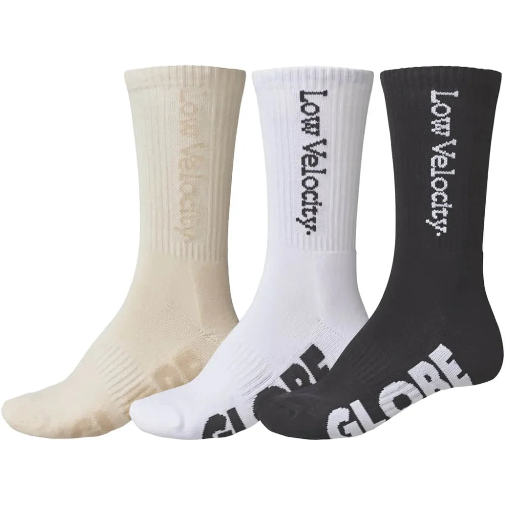 Low Velocity Crew Skate Socks (3-Pack)