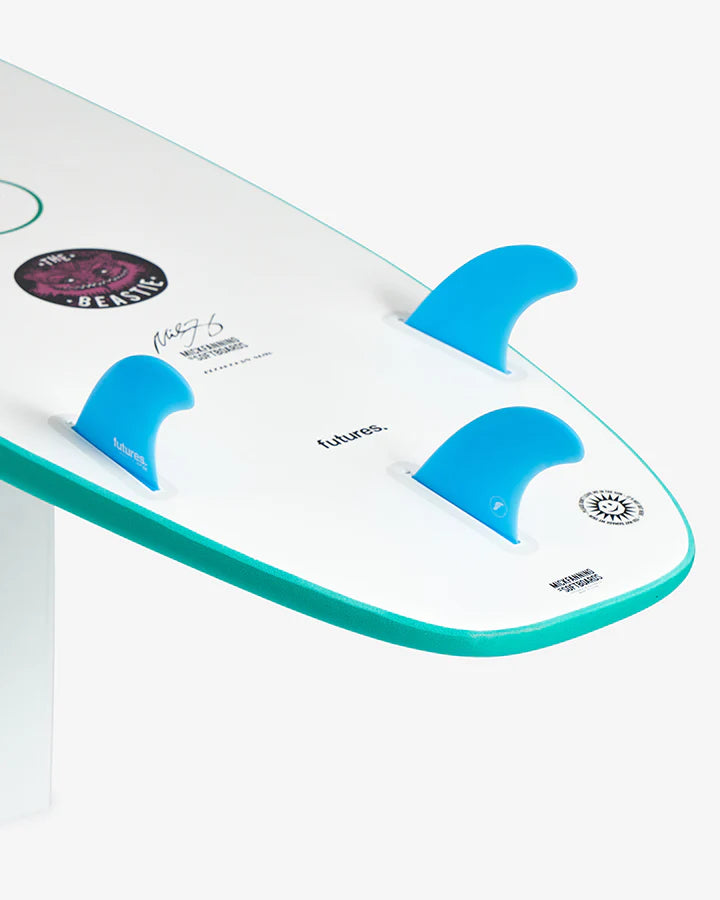 6'6 Beastie Epoxy Lam Surfboard (49.19L)