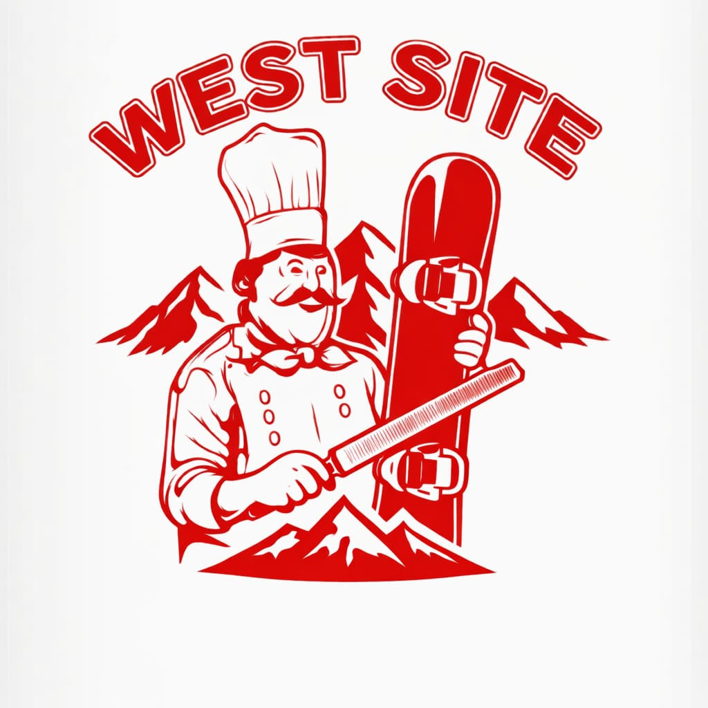 Doner Wax & Tuning Snowboard Sticker