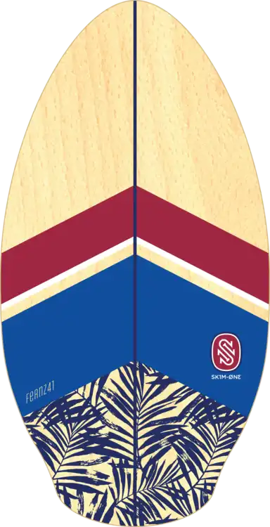 41" Fern Wooden Skimboard