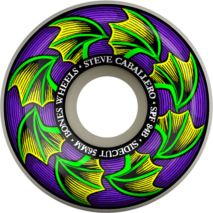 Caballero Bat Wings Sidecuts 84B SPF Skateboard Wheels