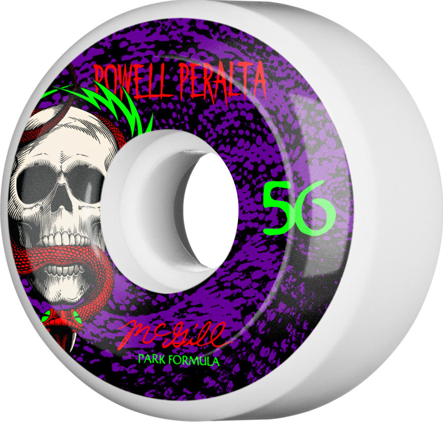 56mm McGill Skull and Snake Skateboard Wheels