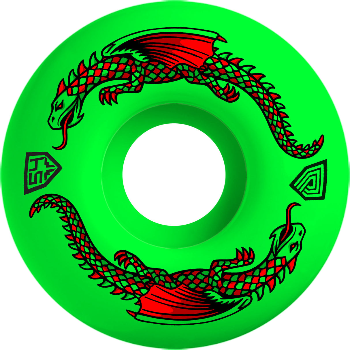 54mm Dragon Formula V4 Wide Skateboard Wheels
