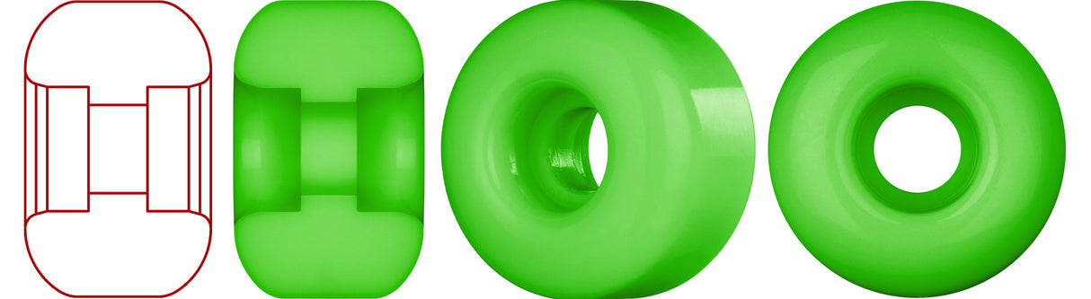 54mm Dragon Formula V4 Wide Skateboard Wheels